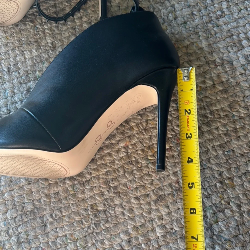 Jessica Simpson Black Studded Women's Shoes - Picture 9 of 10